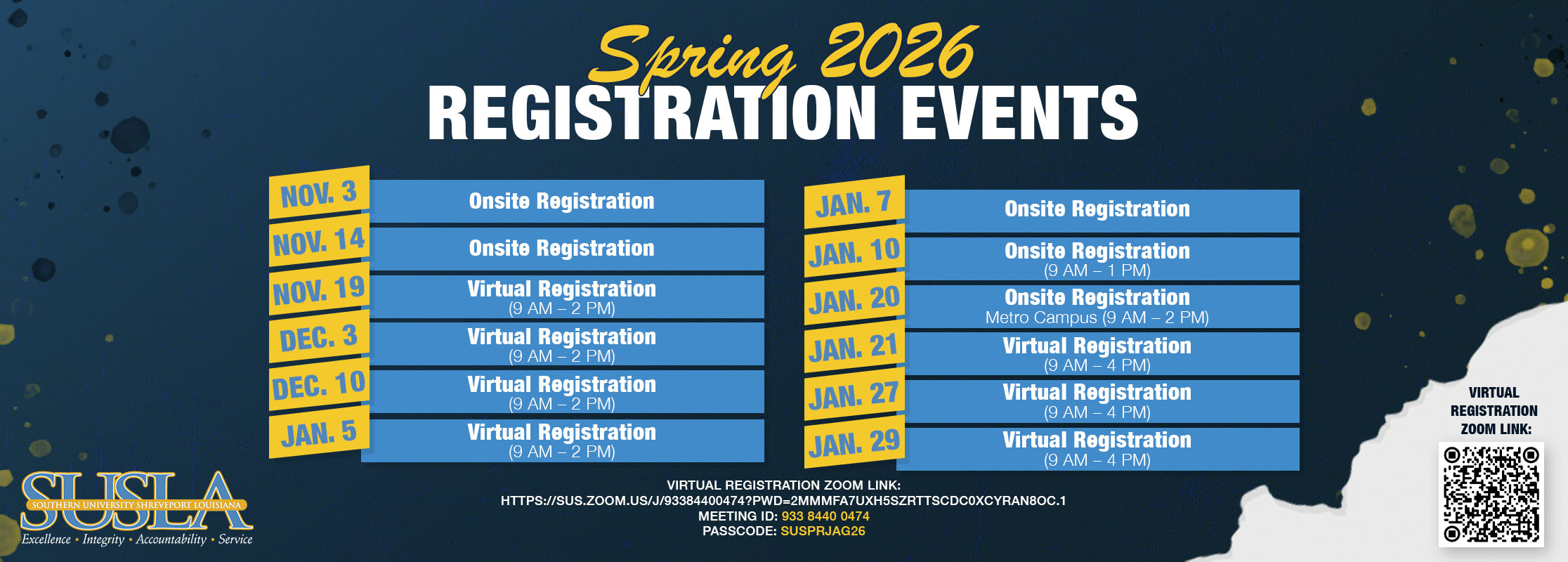 Spring Registration 2026 Dates