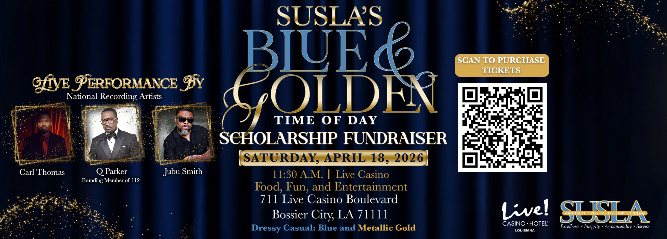Blue And Golden Time of Day Fundraiser
