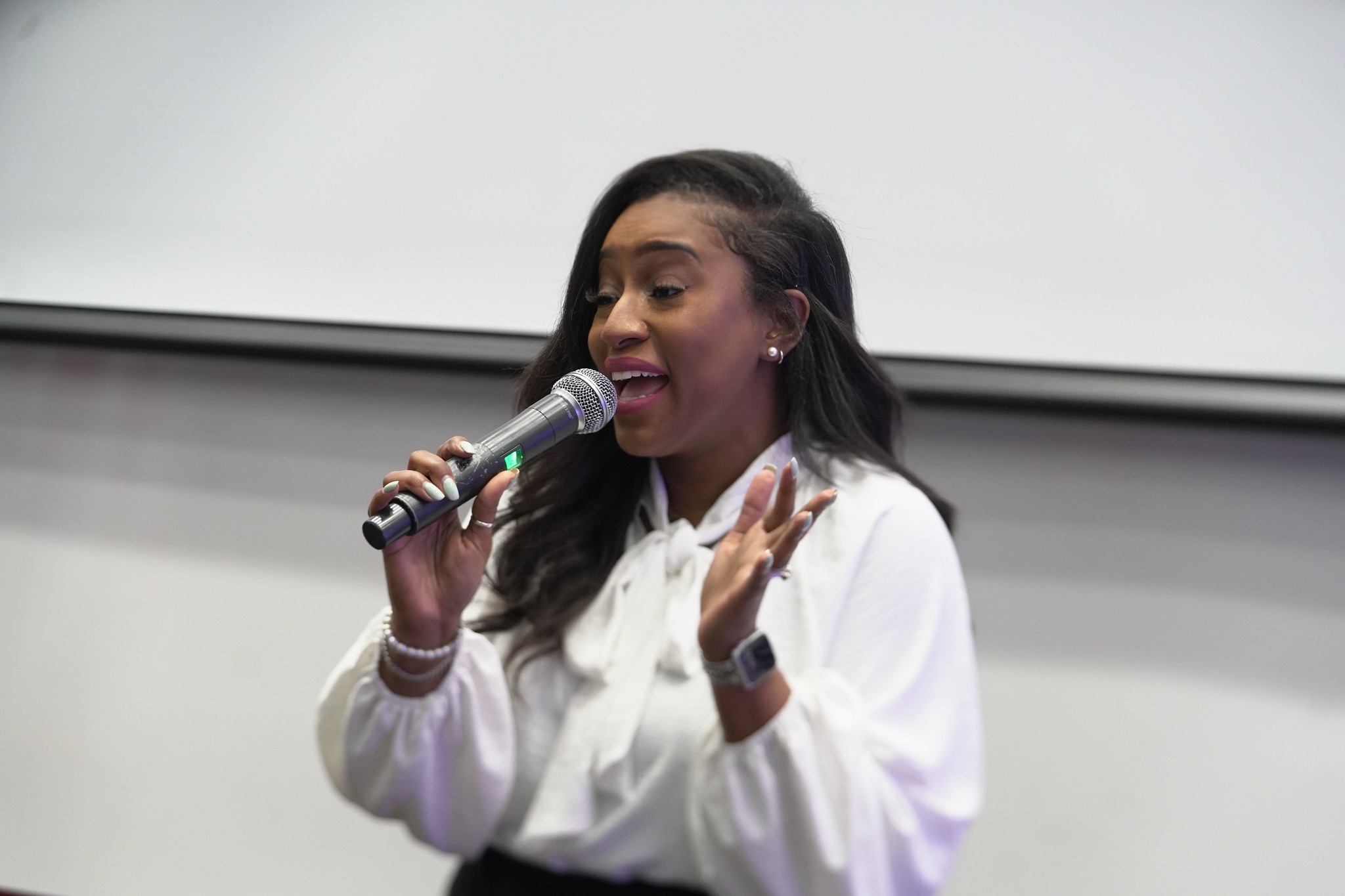 Lemesa Fleury singing