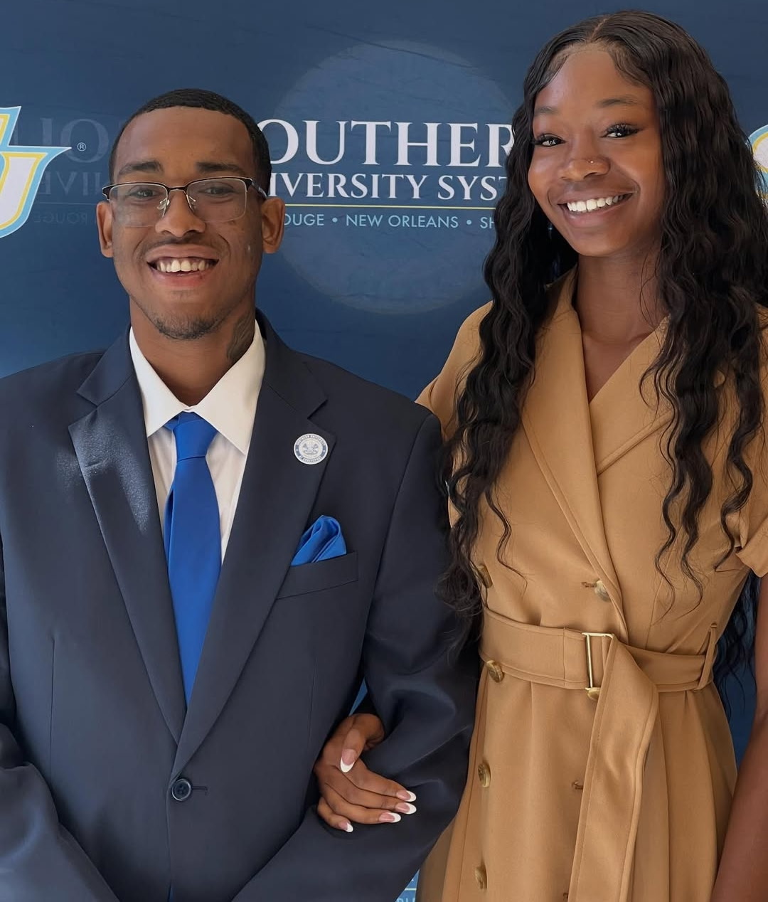 Portrait of Kyndryck Green and Nia Brown