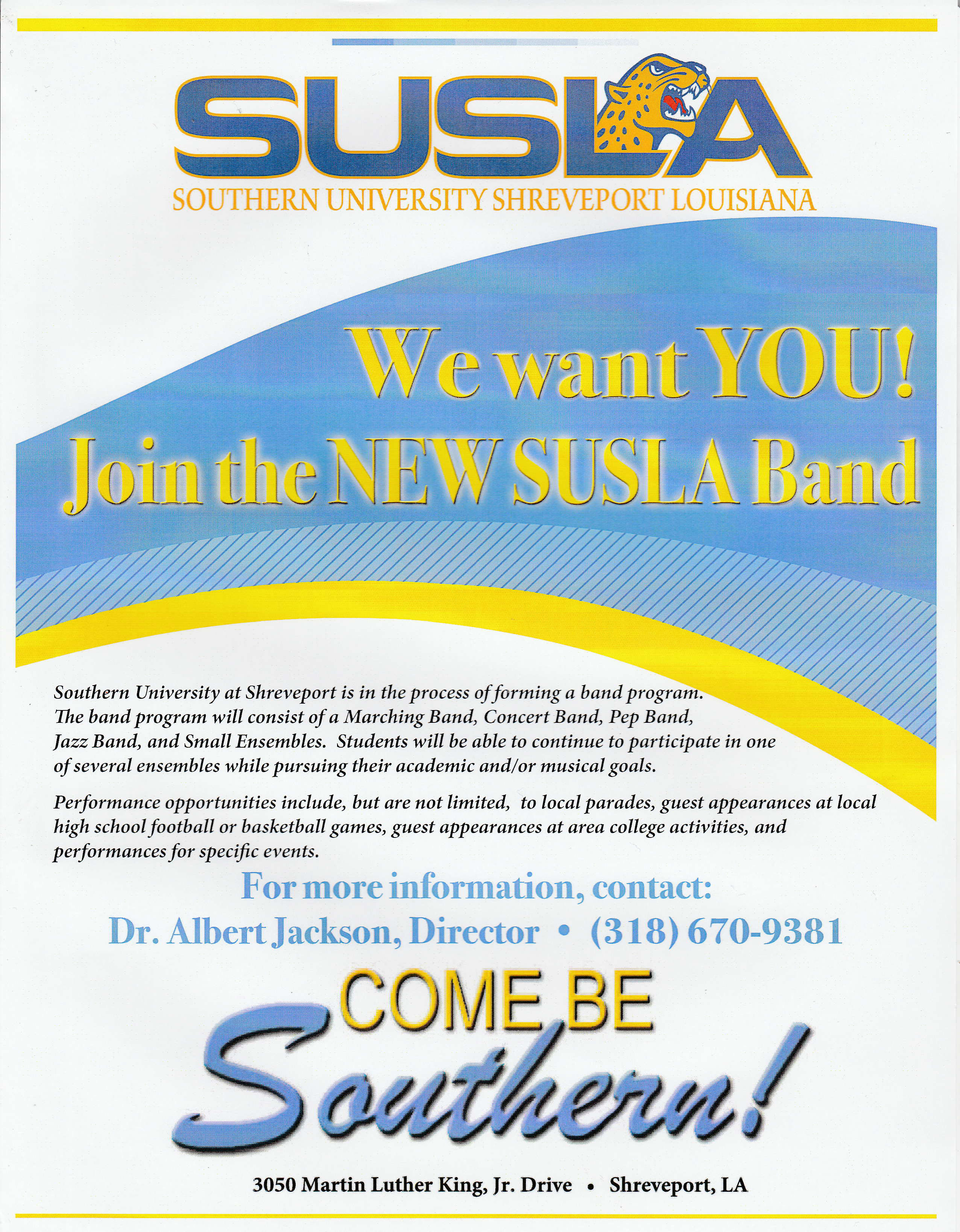 Band Recruiting Poster